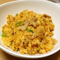 yu1211ma's cooksnap of when they made ♪ 黄金の ♪ 豚キムチチャーハン.
