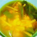 ライフ☆'s cooksnap of when they made -あっさり旨っღ小松菜コーンスープ-.