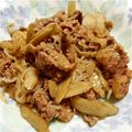 子らいおんママ's cooksnap of when they made ごぼうとコンニャクと牛肉の味噌煮。.