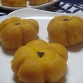 kachimachi's cooksnap of when they made ＦＰでかぼちゃまんじゅう☆.