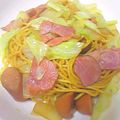 小春ちゃむ's cooksnap of when they made クッキングシートで♡バター醤油焼きそば.