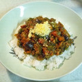 まゆむらさき's cooksnap of when they made ゴーヤとなすのキーマカレー風.