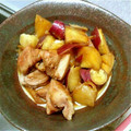 nina_scm's cooksnap of when they made さつまいもと鶏モモのはちみつしょうゆ煮.