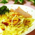 ジュリネ☆'s cooksnap of when they made 巣ごもり卵　お好み焼き風.