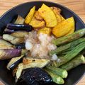 ﾐｯﾁｰ315's cooksnap of when they made カボチャとなすびとオクラの揚げだし.