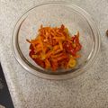 akoママクック's cooksnap of when they made お弁当のおかず★3色パプリカの塩きんぴら.