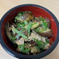 はちみつかなこ's cooksnap of when they made 梅干しで☆豚ばら肉となすの大葉梅肉炒め.
