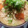 あいたんmama♡'s cooksnap of when they made ☆ピリ辛 味噌煮込みうどん.