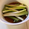 きゃろぽて's cooksnap of when they made 【簡単絶品】島らっきょの葉のポン酢漬け.