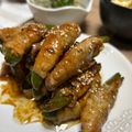 Nya6nya6's cooksnap of when they made 一番簡単なピーマンの肉巻き.