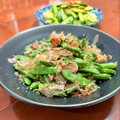 Superlittleboo's cooksnap of when they made 簡単すぎる♪スナップえんどうのおかか和え.