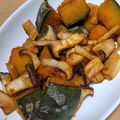 ナーちゃん's cooksnap of when they made かぼちゃとしめじ☆ピリッと甘辛ダレ.