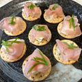 あい♪らんど's cooksnap of when they made クリームチーズと生ハムのクラッカー♡.