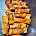 tomitomico's cooksnap of when they made ご飯が止まらない♡厚揚げの豚バラ巻き.
