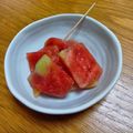 クック3N0VKO☆'s cooksnap of when they made 白だしだけで旨い！スイカの皮の漬物♡.