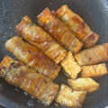 ohykr's cooksnap of when they made ご飯が止まらない♡厚揚げの豚バラ巻き.