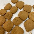 ★4姉妹ママ★'s cooksnap of when they made ビニール袋で混ぜるだけ簡単きなこクッキー.