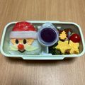 きなこもっちり's cooksnap of when they made 簡単。サンタのクリスマスおにぎり弁当♡.