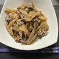 ゆーやん_922's cooksnap of when they made ささっと一品！肉ごぼう.