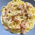 だいふく☆'s cooksnap of when they made 簡単♪牛乳と全卵☆★濃厚カルボナーラ★☆.