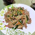 ＴＯＭＯ ＹＵ's cooksnap of when they made 豚バラとにらモヤシのとろみ炒め♪.