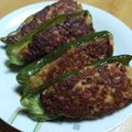 みなあゆママ's cooksnap of when they made 肉汁あふれる★ピーマンの肉詰め.