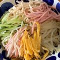 ☆ごはんできた☆'s cooksnap of when they made 冷やし中華.