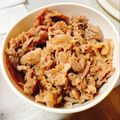 ふらふらふらっと's cooksnap of when they made シェフ直伝美味・牛豚バラスライスの甘辛煮.