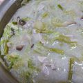 mi_co22's cooksnap of when they made まるごと春キャベツのごま豆乳鍋.