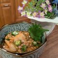 ダッフィーニーうに's cooksnap of when they made 腸活！納豆オクラキムチめかぶ和え.