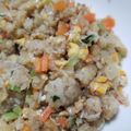 さむさん's cooksnap of when they made 小松菜としらすの絶品チャーハン.