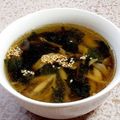 ☆★あんず姫★☆'s cooksnap of when they made わかめと舞茸の中華スープ。.