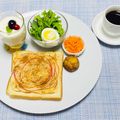 Y✿えくぼ飯's cooksnap of when they made アップルシナモントースト.