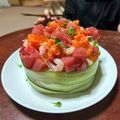 岡村's cooksnap of when they made バースディ寿司ケーキ♡誕生日や記念日に.