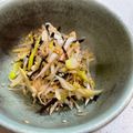 MizuhoBank's cooksnap of when they made 白髪ねぎと塩昆布のしゃきしゃきサラダ♪.