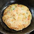tamispada's cooksnap of when they made 簡単おつまみ♪ねぎカマチーズの大根もち☆.