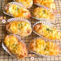 Miiyasusho's cooksnap of when they made バターロール生地で作るハムチーズパン.