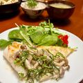 Superlittleboo's cooksnap of when they made 白身魚としめじの青じそ香るクリームソテー.