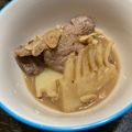 いちじくのコンポート's cooksnap of when they made 牛肉とタケノコのガーリック醤油炒め.