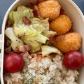 むにむに's cooksnap of when they made レンジで時短！お弁当☆　キャベツベーコン.