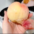 ♡♥♡かんちゅ♡♥♡'s cooksnap of when they made 桃の綺麗な皮のむき方.