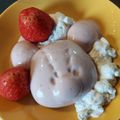 HIBIKISS's cooksnap of when they made フワフワ食感！いちごのパンナコッタ.