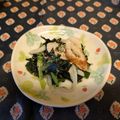 龍青空ママ's cooksnap of when they made 長ネギの消費に☆ちくわとわかめとの炒め物.