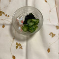 yesmama's cooksnap of when they made 蟹とキュウリワカメの酢の物◎.