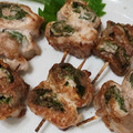 クックM96XDX☆'s cooksnap of when they made 簡単 豚しそ巻き串 居酒屋風.