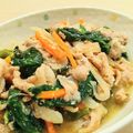 イエローバード's cooksnap of when they made ほうれん草たっぷり食べられる☆焼き肉丼.