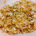 ちび☆あず's cooksnap of when they made 食べてビックリ！うま辛♪大人のおむすび.