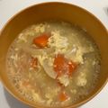 ♪ひつじ's cooksnap of when they made ランチに＊ 玉ねぎ 人参 卵の スープ♪.
