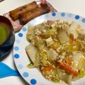 3姫2太郎ママ's cooksnap of when they made 鶏ひき肉と白菜のあんかけ♡.