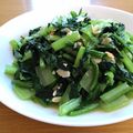 みみっこ♪'s cooksnap of when they made 小松菜のニンニク炒め(青菜炒め).
